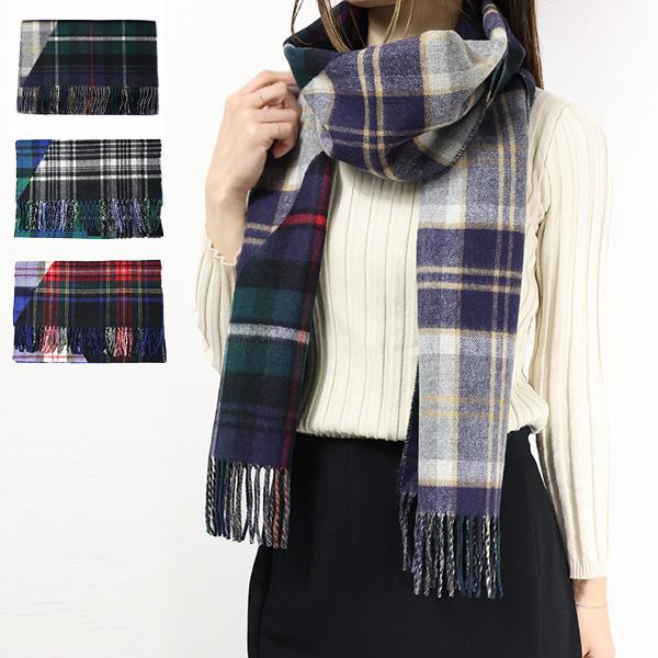 Johnstons ジョンストンズ Cashmere Crazy Pattern Stole マフラ...