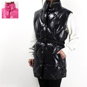 極暖【DUVETICA】デュベティカ GOCCIA ファー付きダウンベスト 38 DUVETICA（デュベティカ） Goccia ファー付き ダウンベスト ブラウン