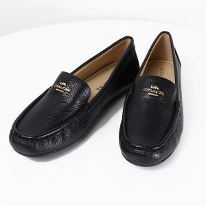 Coach コーチ MARLEY Leather Loafer マーリー ローファー スリッポン ドライビングシューズ 靴 革靴 レザー ブラック レディース G4835