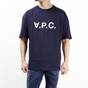 A.P.C. アーペーセー Logo T-Shirts Tシャツ 半袖 クルーネック レギュラーフィット コットン ロゴ メンズ COFDW H26324｜lag-onlinestore