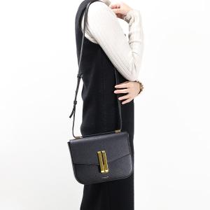 DEMELLIER デメリエー Vancouver Shoulder Bag N41 バンクーバー ショルダーバッグ クロスボディバッグ 鞄 肩掛け 斜め掛け レザー 本革 ロゴ レディース｜lag-onlinestore