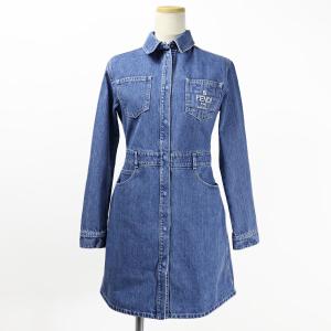 CELINE（セリーヌ） Cotton Twill Trapeze Mini Dress シャツ