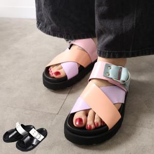 Church's チャーチ RHONDA レザー クロス サンダル 白 36 Church's チャーチ RHONDA レザー クロス サンダル 白 36