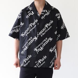 KENZO  ケンゾー KENZO BY VERDY BOXY SHIRT ボクシーシャツ ハワイアンシャツ シャツ 半袖 モノグラムパターン 総柄 コットン メンズ FE55CH111 9P4