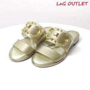 や*ん様 【美品】Salvatore Ferragamo ベージュサンダル　ガン S.Ferragamo】フェラガモ ガンチーニ サンダル CHAIM70 スエード