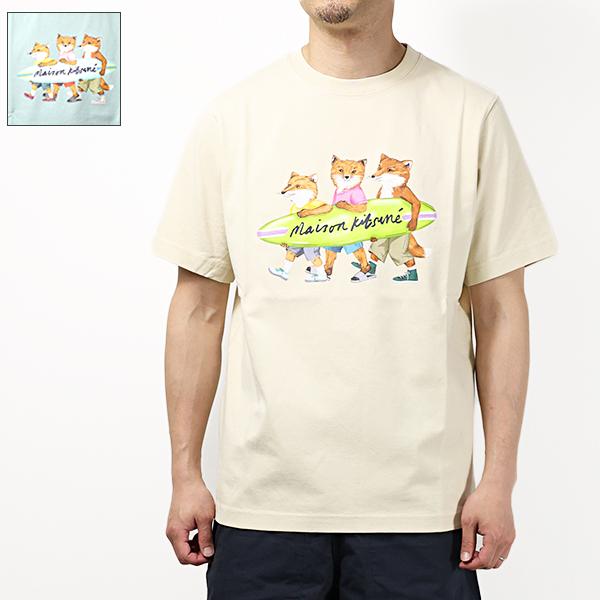 Maison Kitsune メゾンキツネ Surfing Foxes Comfort T-Shir...