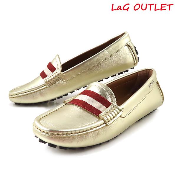 【LaGアウトレット】BALLY バリー LADYES ドライビングシューズ スリッポン ローファー...