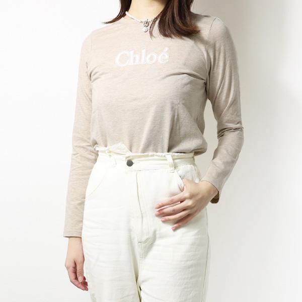 Chloe クロエ Logo Long Sleeve T-Shirts Tシャツ 長袖 ロンT ロゴ...