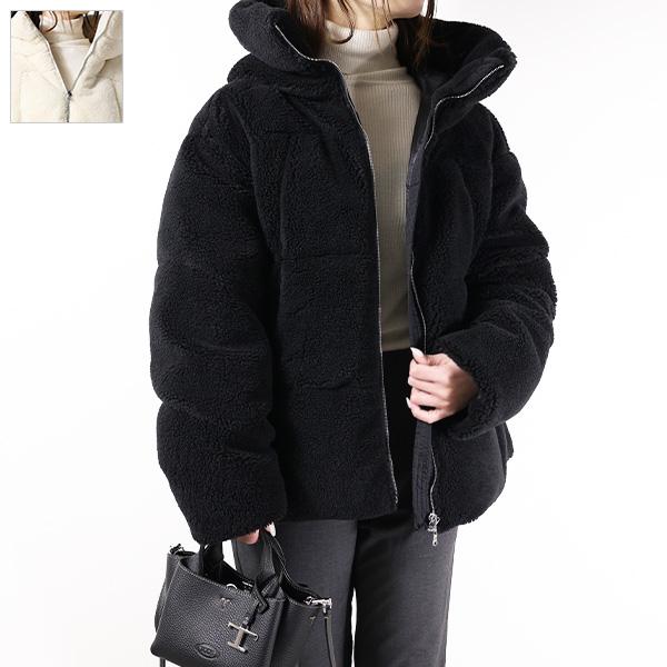 TATRAS タトラス ダウンジャケット DAESIA ダエシア レディース シープ調ボア フード付...