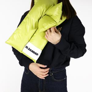 JIL SANDER（ジルサンダー） ダウン マフラー ダウンスカーフ ロゴ