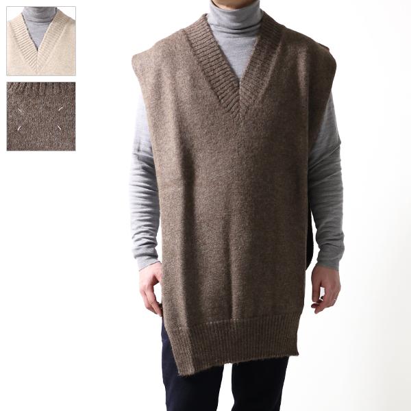 Maison Margiela メゾン マルジェラ ニットベスト Wool Vest S50TH00...