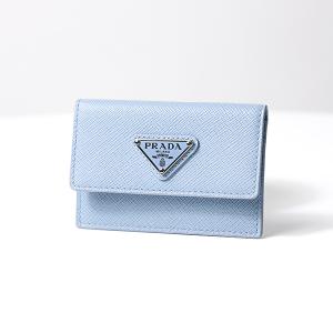 【未使用】PRADA 名刺入れ サフィアーノレザー ホワイト 1MC110 中古 プラダ 名刺入れ レディース ブランド PRADA サフィアーノ