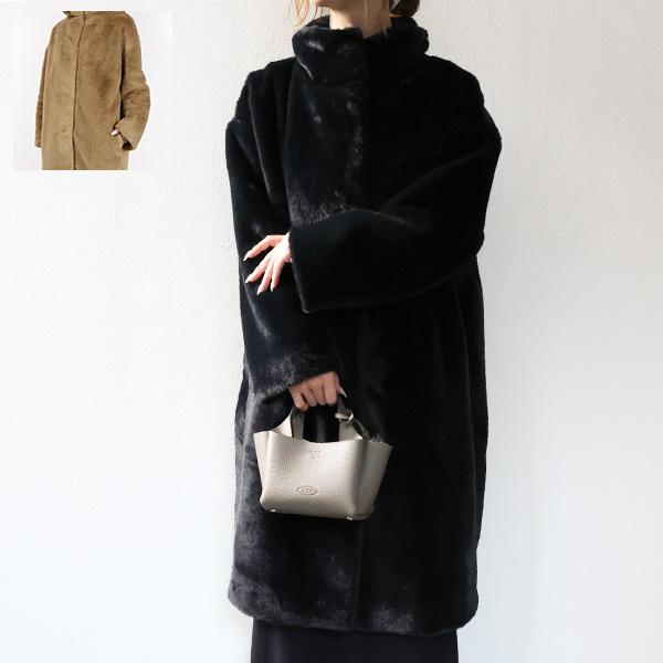 HERNO ヘルノ ファーコート Eco Fur Long Coat GC000491D 12422...