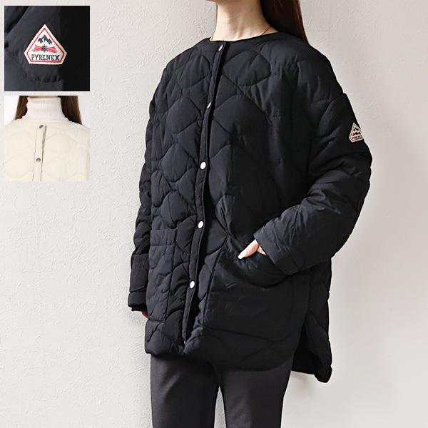 PYRENEX ピレネックス ダウンジャケット SIENNA Collarless Down Jac...