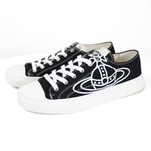 Vivienne Westwood ヴィヴィアンウエストウッド スニーカー PLIMSOLL Low Cut Canvas Sneakers 75020005M W015B メンズ ローカット オーブ キャンバス ORB