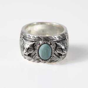 GUCCI（グッチ） 11号 リング・指輪 スクエア シグネット シルバー925