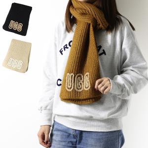 UGG（アグ） マフラー W CHECKED GRAPHIC LOGO SCARF 22665 レディース