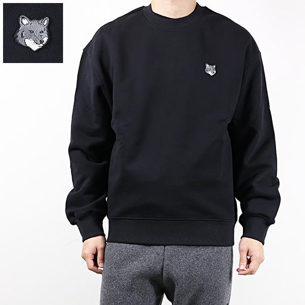 Maison Kitsune メゾンキツネ スウェットシャツ Grey Fox Head Comfo...