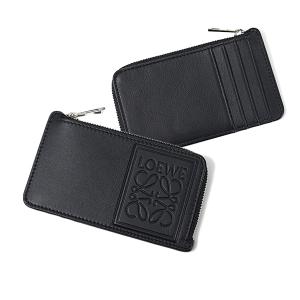 Supreme（シュプリーム） Leather Zip Card Holder BLACK レザー