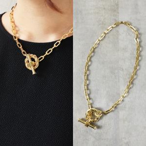 ネックレス ボッテガヴェネタ イントレチャート サークル シルバー