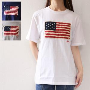 【ネコポス配送】POLO RALPH LAUREN ポロラルフローレン ボーイズ Tシャツ USA Flag T-Shirts 323843794 メンズ レディース USAフラッグ 半袖 コットン 大人もOK