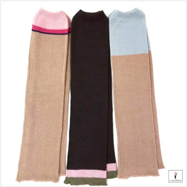 バレエ レッグウォーマー 膝上丈〜ひざ丈 裾フレア 大人 レディース ジュニア ガールズ ヨガ ダン...