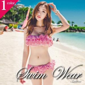 ギンガムチェック 水着の商品一覧 通販 Yahoo ショッピング