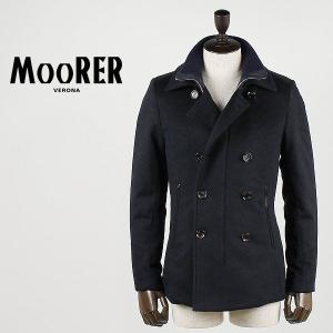 MOORER ムーレー メンズ カシミヤ ダブル ショートコート VELIO CS BLU （ネイビー）    special priceAM