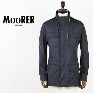MOORER ムーレー メンズ M65 ジャケット MANOLO KM BLU （ネイビー）レビューを書いて送料無料