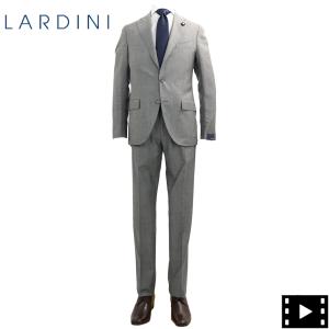 ラルディーニ スーツ メンズ サマーウール 段返り3B シングルスーツ LARDINI JV0431AQ LRD（グレー）｜laglagmarket