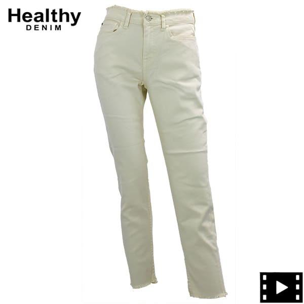 ヘルシーデニム デニム レディース ストレッチ テーパードデニムパンツ HEALTHY DENIM ...