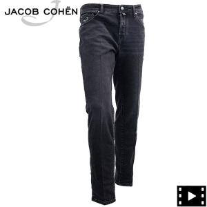 ヤコブコーエン デニム メンズ ストレッチ テーパード フィット ブラックデニム スコット JACOB COHEN SCOTT JCB J682 U Q M15 31 S3875 323D｜laglagmarket