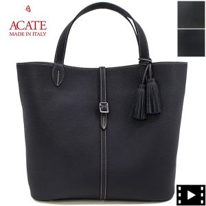 アカーテ トートバッグ カーフ シュリンクレザー トートバッグ ACATE KAUS/SH ACT SH｜laglagmarket