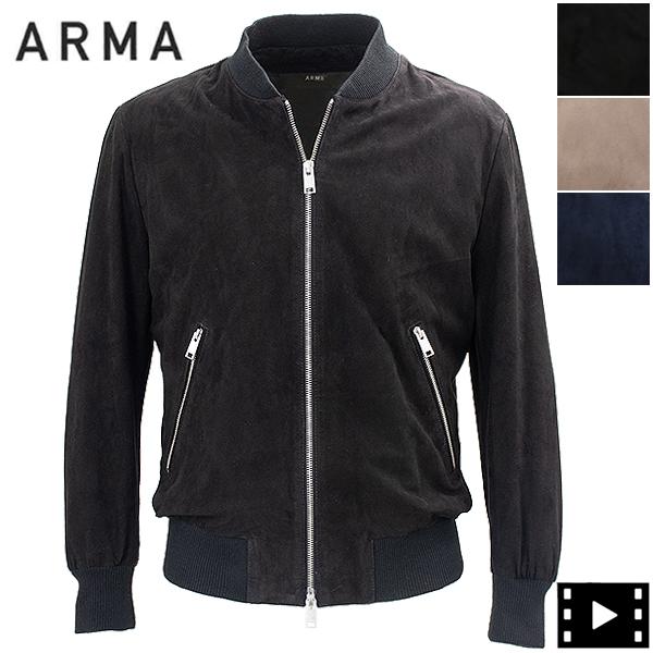 アルマ ジャケット メンズ ボンバージャケット ブルゾン ゴートスエード ARMA DIDIER A...