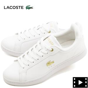 ラコステ スニーカー レディース レザー ローカットスニーカー LACOSTE CARNABY PRO LAC 124 SFA00040 216｜laglagmarket