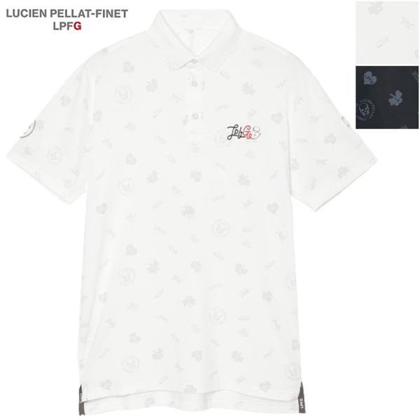 ルシアンぺラフィネ エルピーエフジー ゴルフ オールオーバー 半袖ポロシャツ LUCIEN PELL...
