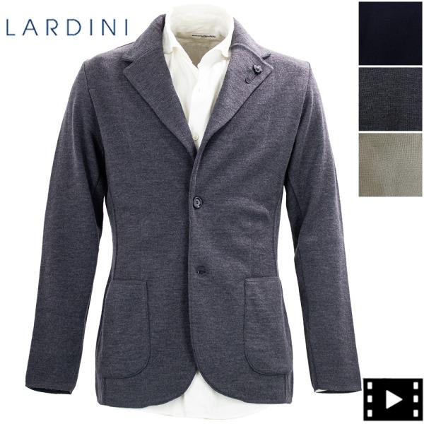 ラルディーニ ジャケット メンズ ウール シングル ニットジャケット LARDINI JALJM56...
