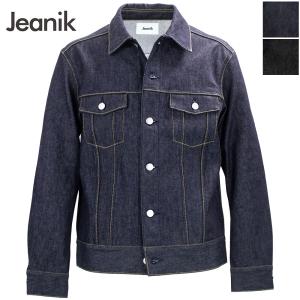 ジーニック ブルゾン メンズ ワンウォッシュデニム Gジャン サードモデル デニムジャケット Jeanik 3ed G-JKT JEANIK0103 JNK
