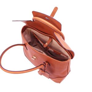 ペッレモルビダ ボストンバッグ 牛革 フラップ...の詳細画像3