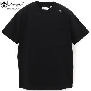 アフリクション Tシャツ メンズ 半袖 丸首 13スカルロゴ/黒青 A4476