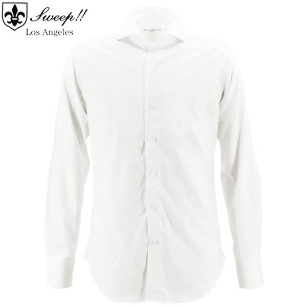 ロベルトマウリシオ スウィープ シャツ メンズ ロイヤルオックスフォード ワイドカラードレスシャツ ...