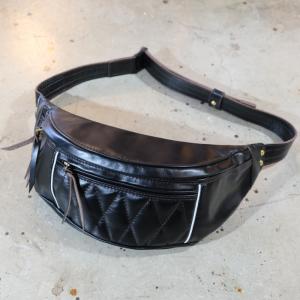 WESTRIDE ウエストライド【RIDING WAIST BAG】≪BLACK≫ ライディングウエストバッグ ボディーバッグ ホースハイド 本革 日本製