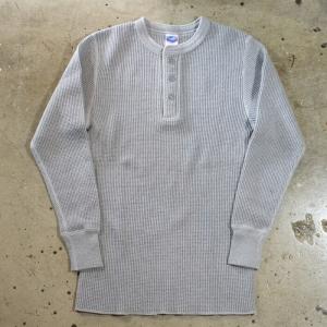 JELADO ジェラード【AB94236S】【Mega Thermal Henry Neck】≪ソルト&ペッパー≫ メガサーマル ヘンリーネック COTTON100% 日本製｜lahaina-mie