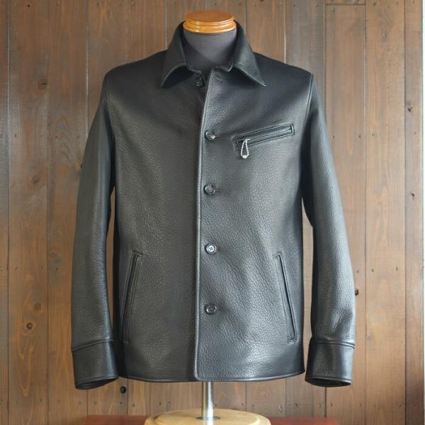 Y&apos;2 LEATHER ワイツーレザー 別注【DC-77】【DEER SKIN CAR COAT】カ...