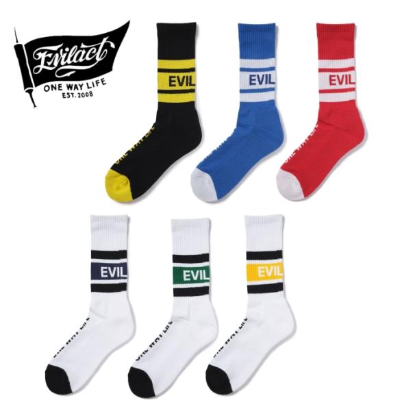 EVILACT イーブルアクト【EA26-LINESOCKS】【LINE SOCKS】ラインソックス...