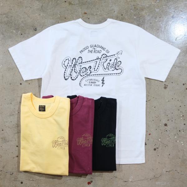 WESTRIDE ウエストライド【PT.TEE.25-06】プリントTシャツ ショートスリーブ 半袖...