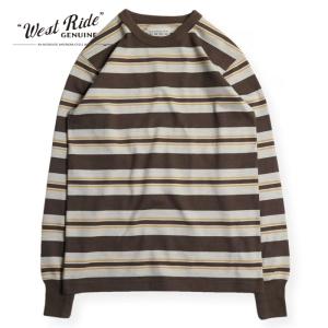 WESTRIDE ウエストライド【HEAVY BORDER LONG TEE】ヘヴィーボーダー 