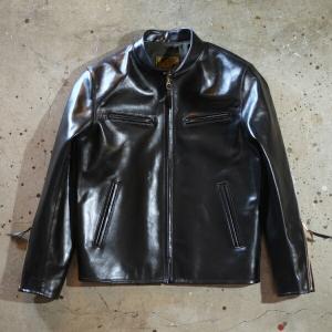 プレオーダー] AERO LEATHER エアロレザー BOARD RACER JACKET FRONT