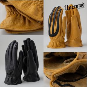 UNCROWD アンクラウド【UC-112-022】【LEATHER PUNCH MESH GLOVE