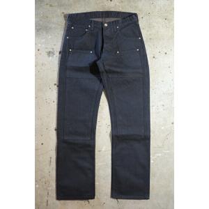 TROPHY CLOTHING トロフィークロージング【1908 W KNEE NARROW BLACKIE DENIM】ダブルニーナローブラッキーデニム｜lahaina-mie